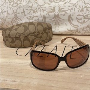 Coach Sunglasses Dark Brown